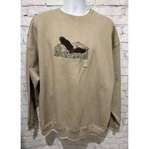 NWT DAVID TAYLOR Embroidered American Eagle Mens Sweatshirt XXL
